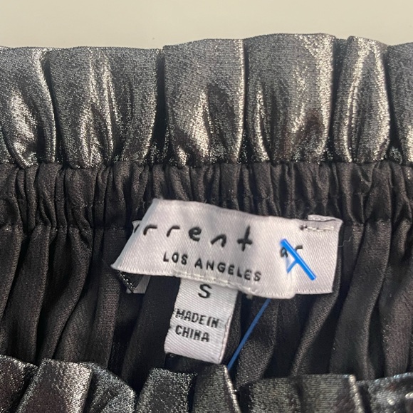 Current Air Metallic Tiered Pleated Skirt Anthropolgie - Picture 6 of 10